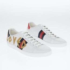 Preloved Gucci Loved Womens New Ace Embroidered Sneakers 38.5